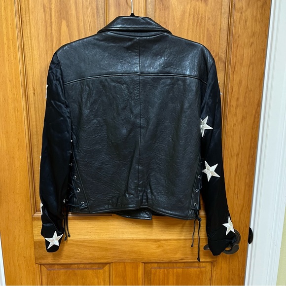Reformation Big Dipper Leather Moto Style Jacket, Size S - Picture 4 of 13